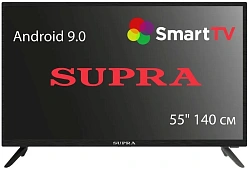 Телевизор LED Supra 55" STV-LC55ST0045U черный 4K Ultra HD 60Hz DVB-T DVB-T2 DVB-C USB WiFi Smart TV (RUS)