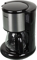 Кофеварка капельная Tefal CM361838 1200Вт серебристый/черный