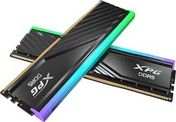 Память DDR5 2x16GB 6000MHz A-Data AX5U6000C3416G-DTLABRBK XPG Lancer Blade RGB RTL Gaming PC5-48000 CL34 DIMM ECC 288-pin 1.35В kit dual rank с радиатором Ret