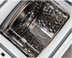 Стиральная машина Midea MFE05W80B/W-RU загр.вертикальная макс.:8кг (с сушкой) белый инвертор