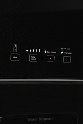 Холодильник Hitachi R-W660PUC7 GBK 2-хкамерн. черный стекло инвертер