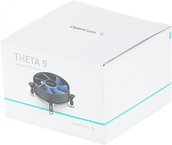 Устройство охлаждения(кулер) Deepcool THETA 9 Soc-1151/1200 черный/синий 3-pin 23dB Al 82W 269gr Ret (DP-ICAP-T9)