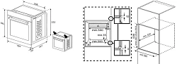 Духовой шкаф Электрический Indesit IFE 3644 J IX нержавеющая сталь
