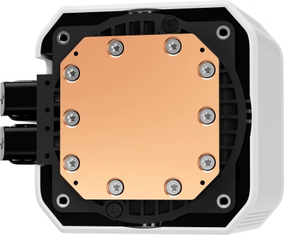 Система водяного охлаждения Deepcool Mystique 240 ARGB Soc-AM5/AM4/1200/1700/1851 белый 4-pin 38.71dB Al LCD 1543gr Ret (R-LX240-WHDSNMCP-G-1)