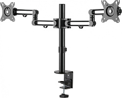 Кронштейн для мониторов Ultramounts UM737 черный 17"-32" макс.8кг крепление к столешнице поворот и наклон