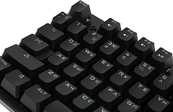 Клавиатура A4Tech Bloody B825R механическая черный USB for gamer LED (подставка для запястий) (B825R (RED SWITCHES))
