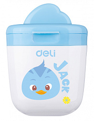 Точилка для карандашей ручная Deli ER01300 1 отверстие пластик ассорти дисплей