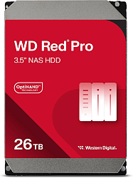 Жесткий диск WD SATA-III 26TB WD260KFGX NAS Red Pro (7200rpm) 512Mb 3.5"