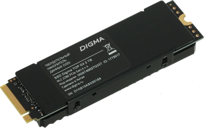 Накопитель SSD Digma PCIe 4.0 x4 2TB DGST4002TG33T Top G3 M.2 2280