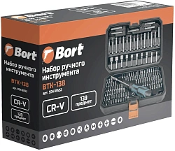 Набор инструментов Bort BTK-138 137 предметов (жесткий кейс)