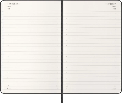 Ежедневник Moleskine CLASSIC Large 130х210мм 400стр. черный
