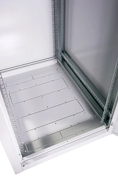 Шкаф коммутационный ЦМО (ШТК-Э-48.6.10-13АА) напольный 48U 600x1000мм пер.дв.стекл 2 бок.пан. металл 710кг серый 915мм 120град. IP20
