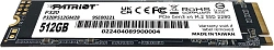 Накопитель SSD Patriot PCIe 3.0 x4 512GB P320P512GM28 P320 M.2 2280