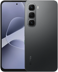 Смартфон Infinix X6728 HOT 60i 128Gb 4Gb черный моноблок 3G 4G 2Sim 6.7" 720x1600 Android 15 50Mpix 802.11 a/b/g/n/ac NFC GPS Protect FM microSD max1024Gb