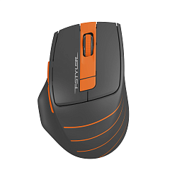 Мышь A4Tech Fstyler FG30 серый/оранжевый оптическая 2000dpi беспров. USB 6but (FG30 ORANGE)