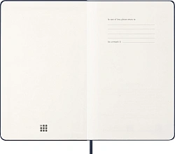 Ежедневник Moleskine CLASSIC Large 130х210мм 400стр. синий сапфир