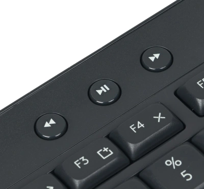 Клавиатура + мышь Logitech MK540 клав:черный мышь:черный USB беспроводная slim Multimedia (920-008686)