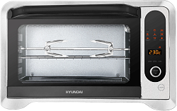 Мини-печь Hyundai MIO-HY104 35л. 1600Вт черный/серебристый