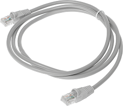 Патч-корд KingPrice KP-PC-c5e-1.5m-g 1Гбит/с UTP 4 пары cat.5E solid CCA molded 1.5м серый RJ-45 (m)-RJ-45 (m)