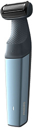 Триммер Philips BG3015/15 синий/черный (насадок в компл:3шт)