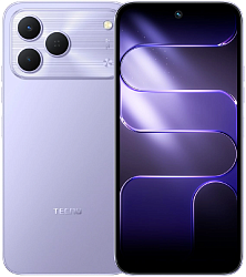 Смартфон Tecno Spark 50 128Gb 8Gb пурпурный моноблок 3G 4G 2Sim 6.67" 720x1600 Android 16 50Mpix 802.11 a/b/g/n/ac/ax NFC GPS GSM900/1800 GSM1900 Protect FM microSD max2048Gb