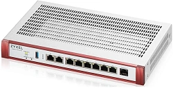 Межсетевой экран Zyxel USG Flex 200H (USGFLEX200H-EUCI02F) 10/100/1000/2500BASE-T компл.:набор подписок на 1 год AS/AV/CF/IDP красный