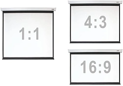 Экран Digis 270x360см Space DSSM-4308 4:3 настенный рулонный белый