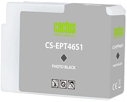 Картридж струйный Cactus CS-EPT46S1 T46S1 фото черный (30мл) для Epson SureColor SC-P700 с чипом