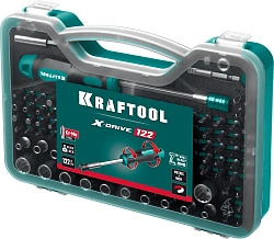 Отвертка Kraftool 26816 в компл.:122 предмета жесткий кейс