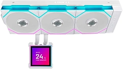 Система водяного охлаждения Lian-Li HydroShift II LCD-S 360TL ARGB Soc-AM5/AM4/1700/1851 белый 4-pin 33dB Al+Cu LCD Ret (G89.GHS2LCDS36TW.R0)