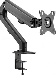 Кронштейн для мониторов Ultramounts UM728 черный 17"-27" макс.7кг крепление к столешнице поворот и наклон