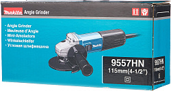 Углошлифовальная машина Makita 9557HNRK 840Вт 11000об/мин рез.шпин.:M14 d=115мм