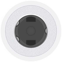 Переходник Apple MU7E2ZM/A Jack 3.5 (f)-USB Type-C (m) белый