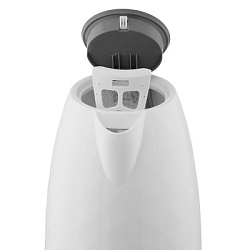 Чайник электрический Scarlett SC-EK18P49 1.7л. 2200Вт белый/серый корпус: пластик