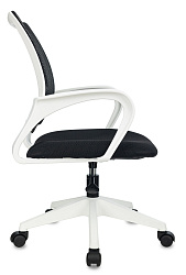 Кресло Бюрократ CH W 696 черный TW-01 сиденье черный TW-11 сетка/ткань крестов. пластик пластик белый