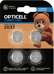 Батарея Opticell Specialty Turbo Max CR2032 (4шт) блистер