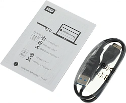 Жесткий диск WD USB3.2 Gen1 2TB WDBYVG0020BBK-WESN My Passport 2.5" черный