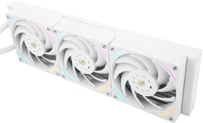 Система водяного охлаждения Thermalright Elite Vision 360 ARGB Soc-AM5/AM4/1200/1700/1851 белый 4-pin 29.4dB Al LCD Ret (E-VISION-360-WH-ARGB)