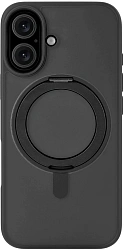 Чехол (клип-кейс) uBear для Apple iPhone 16 Clip 360 with MagSafe черный (CS437BL61RG-I24M)