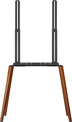 Подставка для телевизора Cactus CS-ST3644BKWN черный/орех 43"-65" макс.40кг напольный