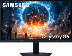 Монитор Samsung 27" Odyssey G6 S27FG606EIXCI черный IPS LED 16:9 HDMI матовая HAS Piv 350cd 178гр/178гр 2560x1440 350Hz FreeSync Premium DP 2K 6.4кг