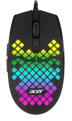 Мышь Acer OMW134 черный оптическая 6400dpi USB 6but (ZL.MCEEE.018)