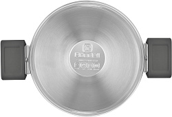 Кастрюля Rondell Quadro RDS-1597 5.1л. d=24см (с крышкой) стальной