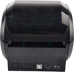 Термопринтер G&G GG-D410 203dpi 152мм/с/USB для печ.накл. черный