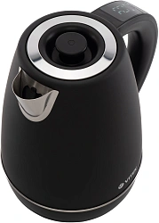 Чайник электрический Vitek VT-1161 1.7л. 2200Вт черный корпус: сталь