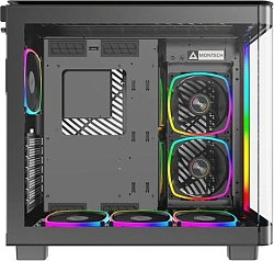 Корпус Montech King 95 Pro черный без БП ATX 7x120mm 2x140mm 2xUSB3.0 audio bott PSU