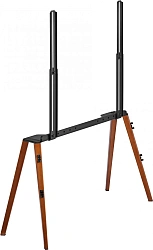 Подставка для телевизора Cactus CS-ST3646BKWN черный/орех 49"-75" макс.40кг напольный