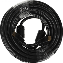 Кабель аудио-видео Ningbo HDMI (m)/HDMI (m) 10м. феррит.кольца позолоч.конт. черный (HDMI-10M-MG(VER1.4))
