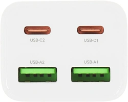 Сетевое зар./устр. Hoco N56 Fundador 30W 3A (PD) 2xUSB/USB type-C универсальное белый (32508)