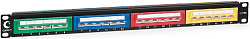 Патч-панель Cabeus PLCOL-24-Cat.5e-Dual 19" 1U 24xRJ45 кат.5E UTP
